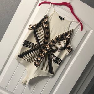 Express sequin bodysuit